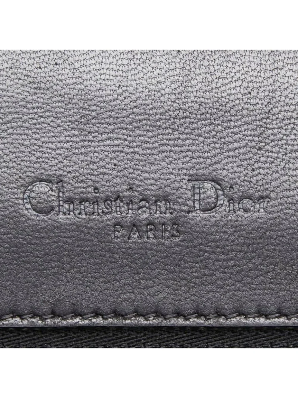 Dior Ama Chain Shoulder Bag Black Leather